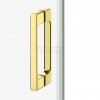 NEW TRENDY Kabina prysznicowa drzwi podwójne przesuwne PRIME LIGHT GOLD 90x110x200 D-0418A/D-0423A